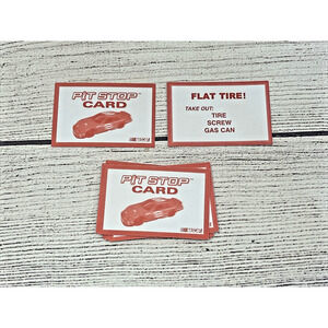 2004 NASCAR Pitstop Operation #8 Game Replacement Parts Pieces - Pit Stop Cards